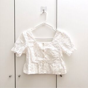 Square neck Crop top